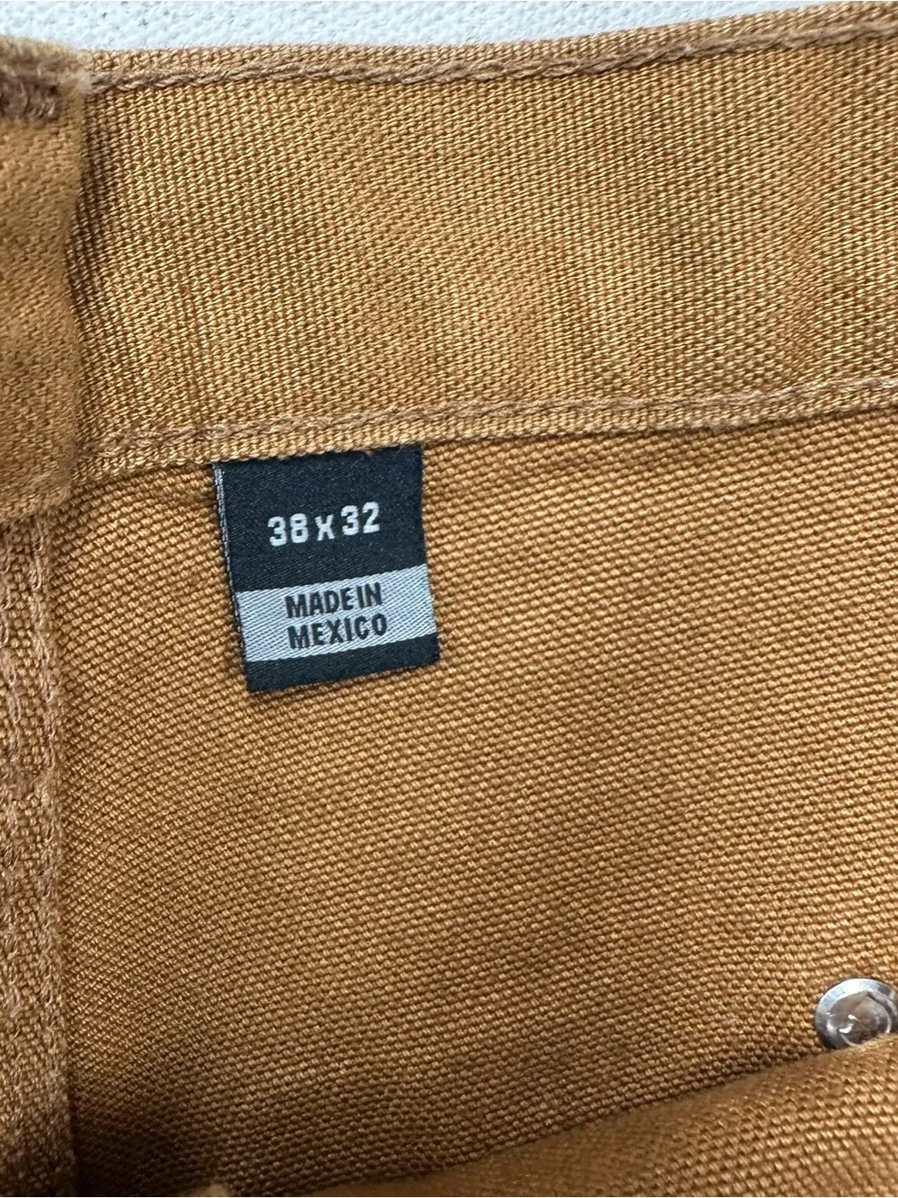 Vintage Carhartt Double Knee Work Carpenter Pants Mens 38×32 Brown